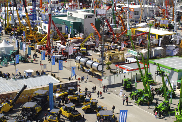 bauma in München – die Fachmesse für die Baumaschinenindustrie