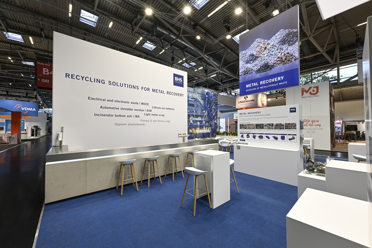 Messestand BHS auf der IFAT von Rappenglitz Messebau München