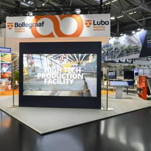 Bollegraaf Recycling Solutions Messestand umgesetzt von Rappenglitz