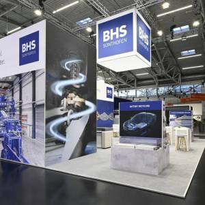 BHS Sonthofen Messestand auf der IFAT 2026 | umgesetzt von Rappenglitz