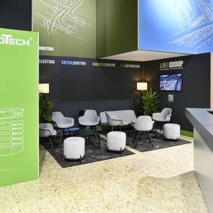 LM Group Messestand umgesetzt von Rappenglitz Im Auftrag der FAIRNET GmbH