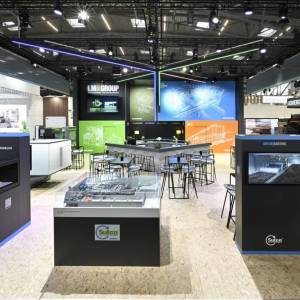 LM Group Messestand umgesetzt von Rappenglitz Im Auftrag der FAIRNET GmbH