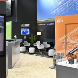 LM Group Messestand umgesetzt von Rappenglitz Im Auftrag der FAIRNET GmbH