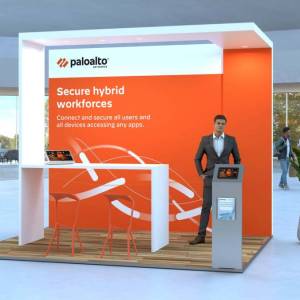 Virtueller Messestand Cyberattacks