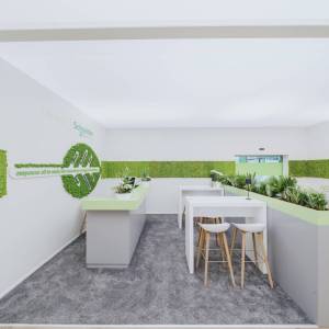 Schneider Electric Messestand HMI 2025