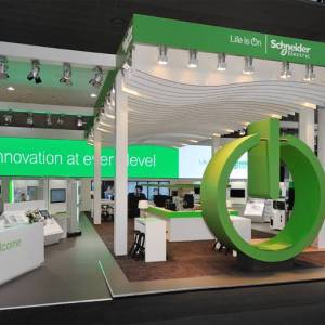 Messestand Schneider Electics