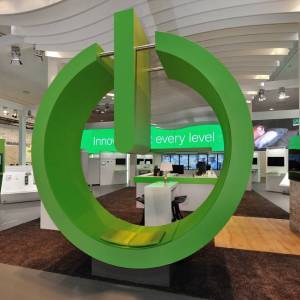 Messestand Schneider Electics