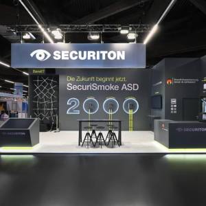 SECURITON Deutschland Messestand umgesetzt von Rappenglitz