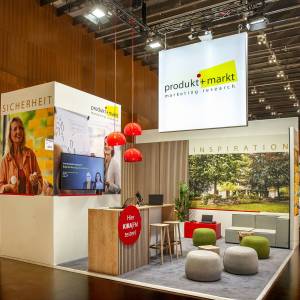 Produkt+Markt Messestand auf der Succeet 2026 | umgesetzt von Rappenglitz