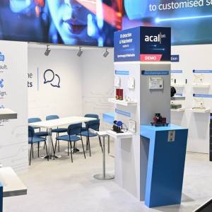 Stand Acal BFi, Laser 2025, München - umgesetzt von Messebau Rappenglitz