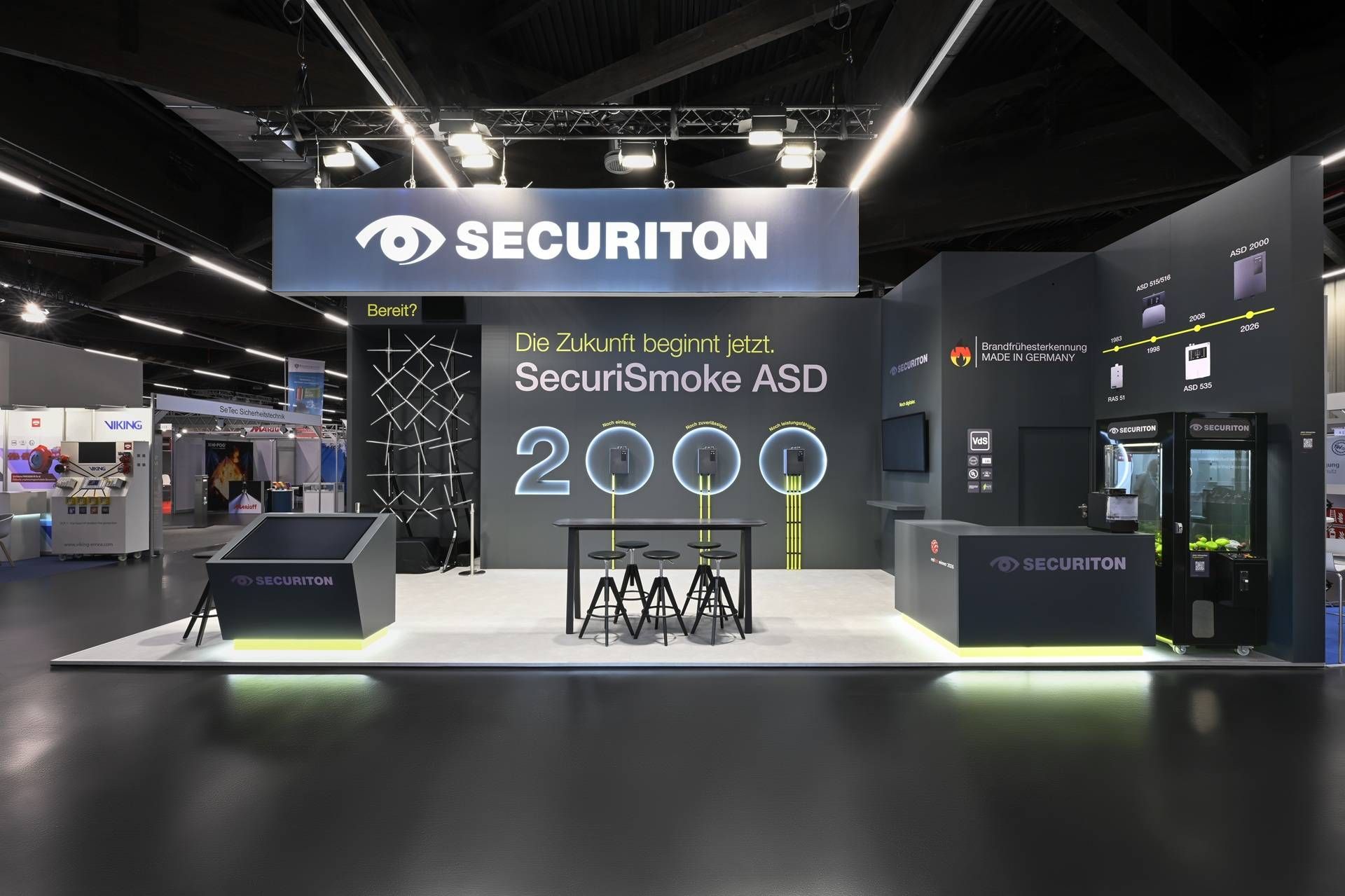 SECURITON Deutschland Messestand umgesetzt von Rappenglitz