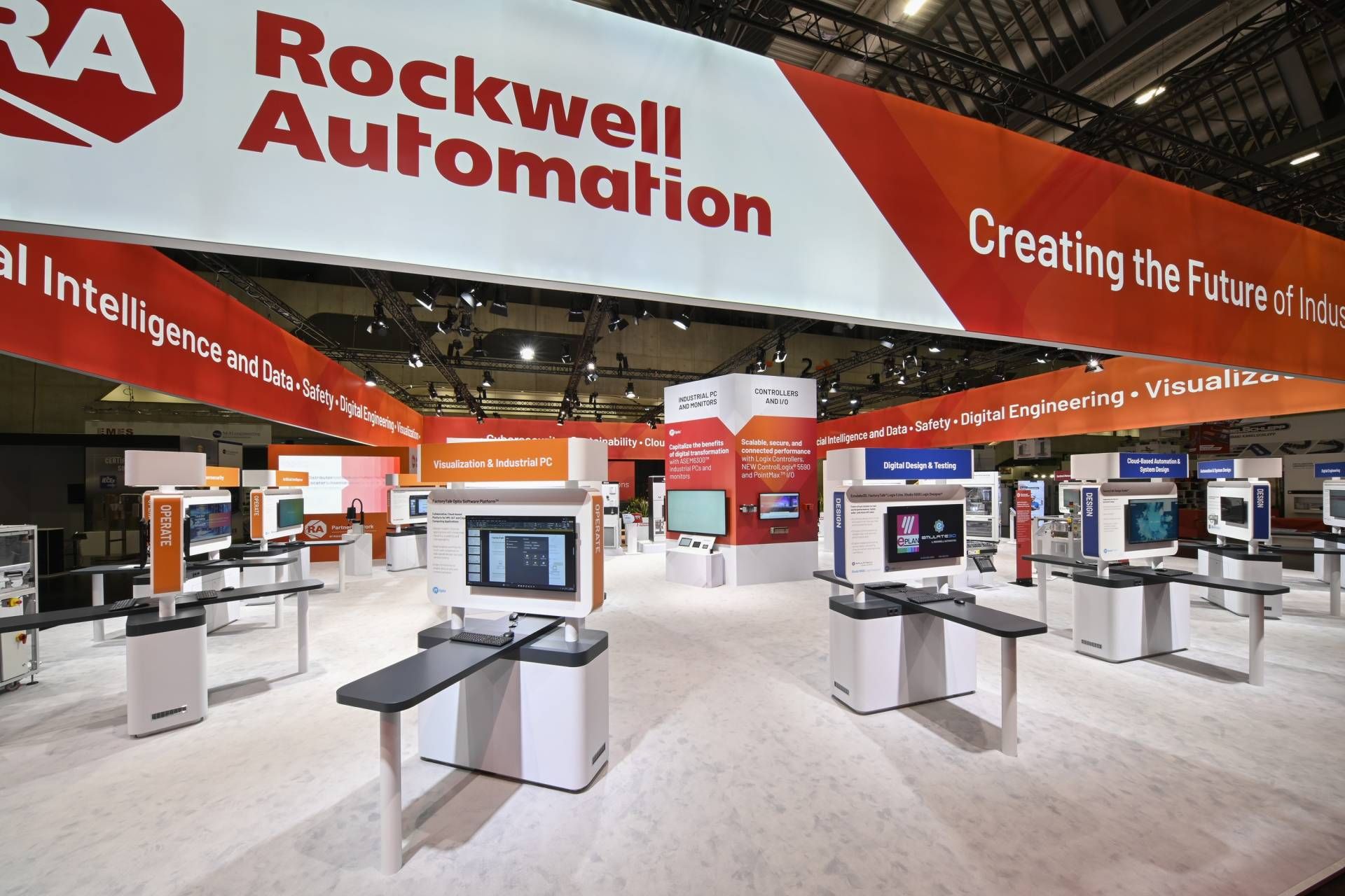 Rockwell Messestand umgesetzt von Rappenglitz
