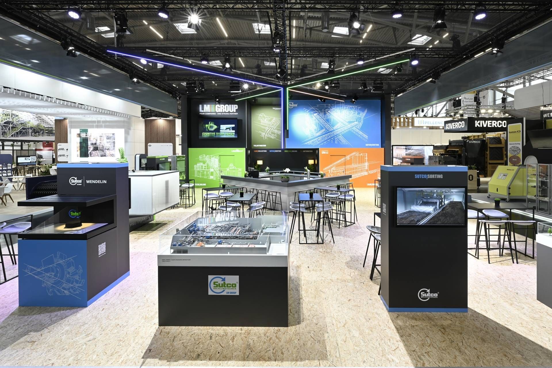 LM Group Messestand umgesetzt von Rappenglitz Im Auftrag der FAIRNET GmbH