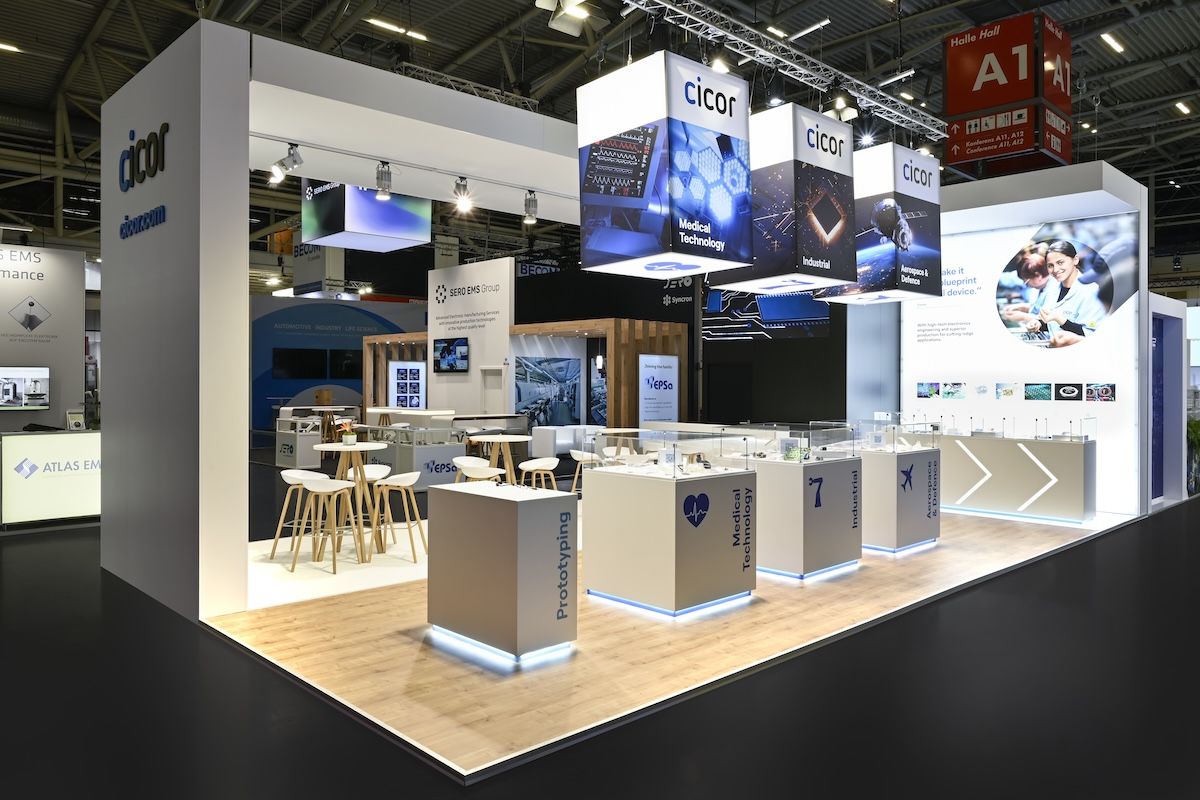 Messestand Cicor Electronica 2024
