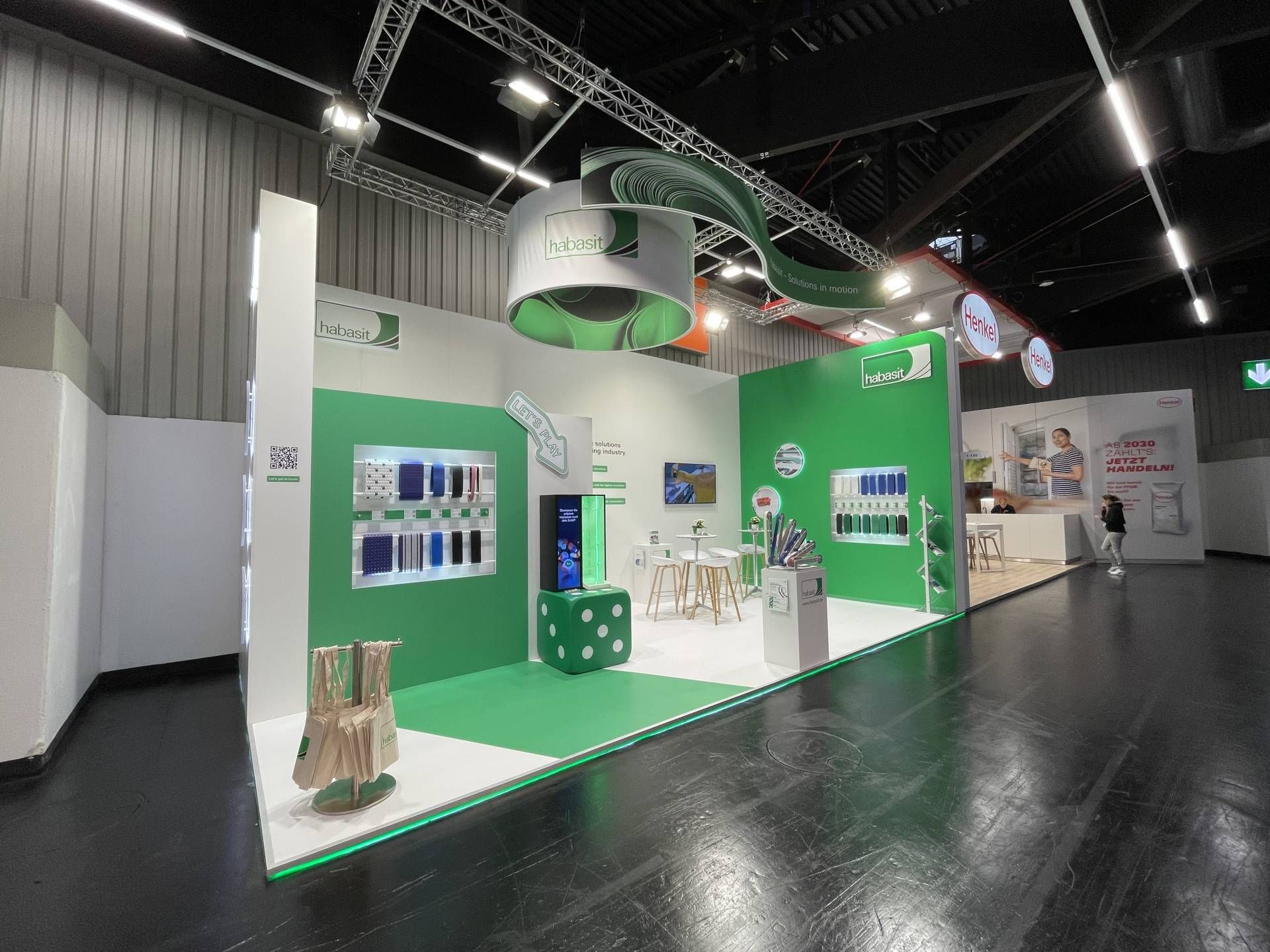 Habasit Messestand umgesetzt von Messebau Rappenglitz