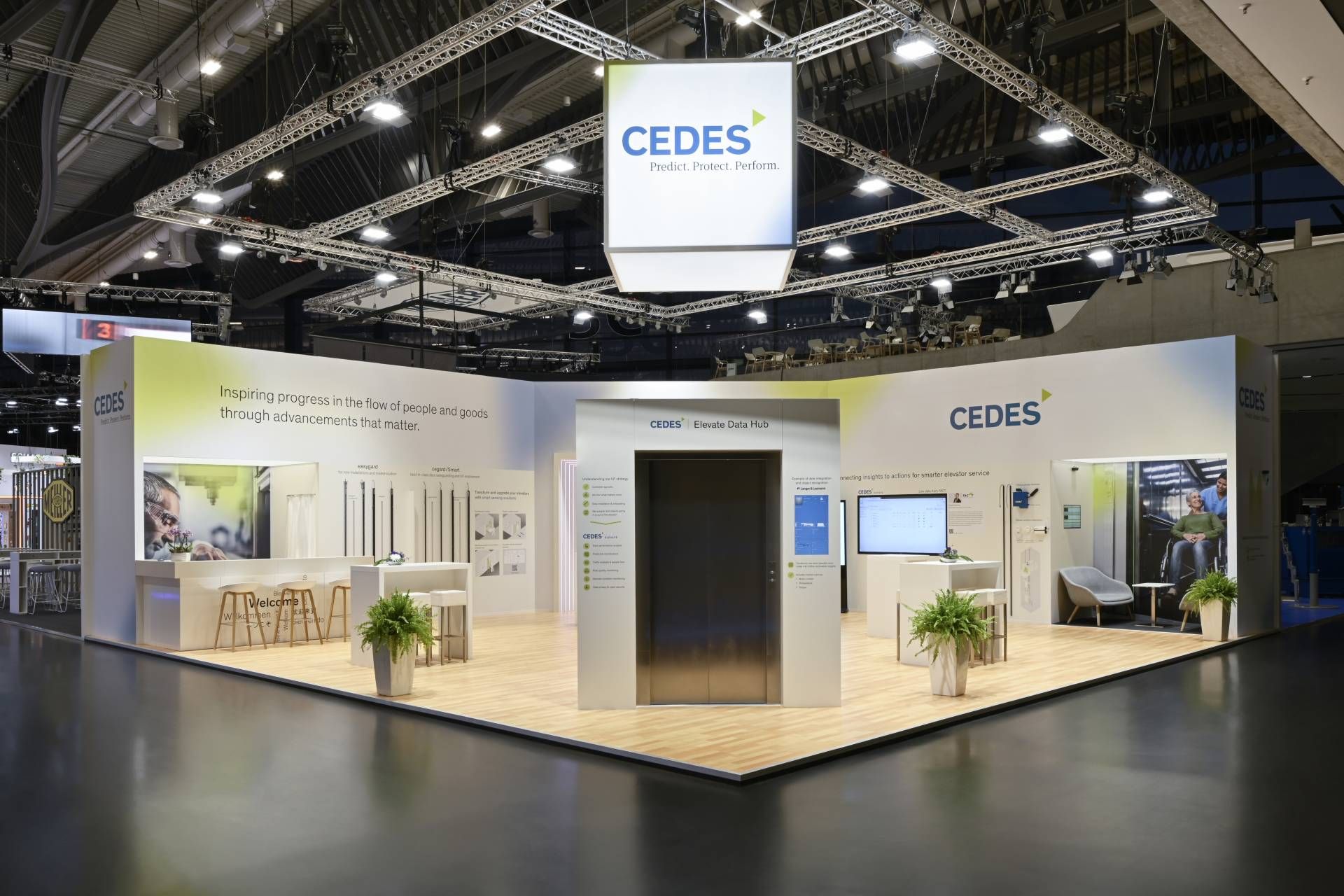 Cedes Messestand umgesetzt von Rappenglitz