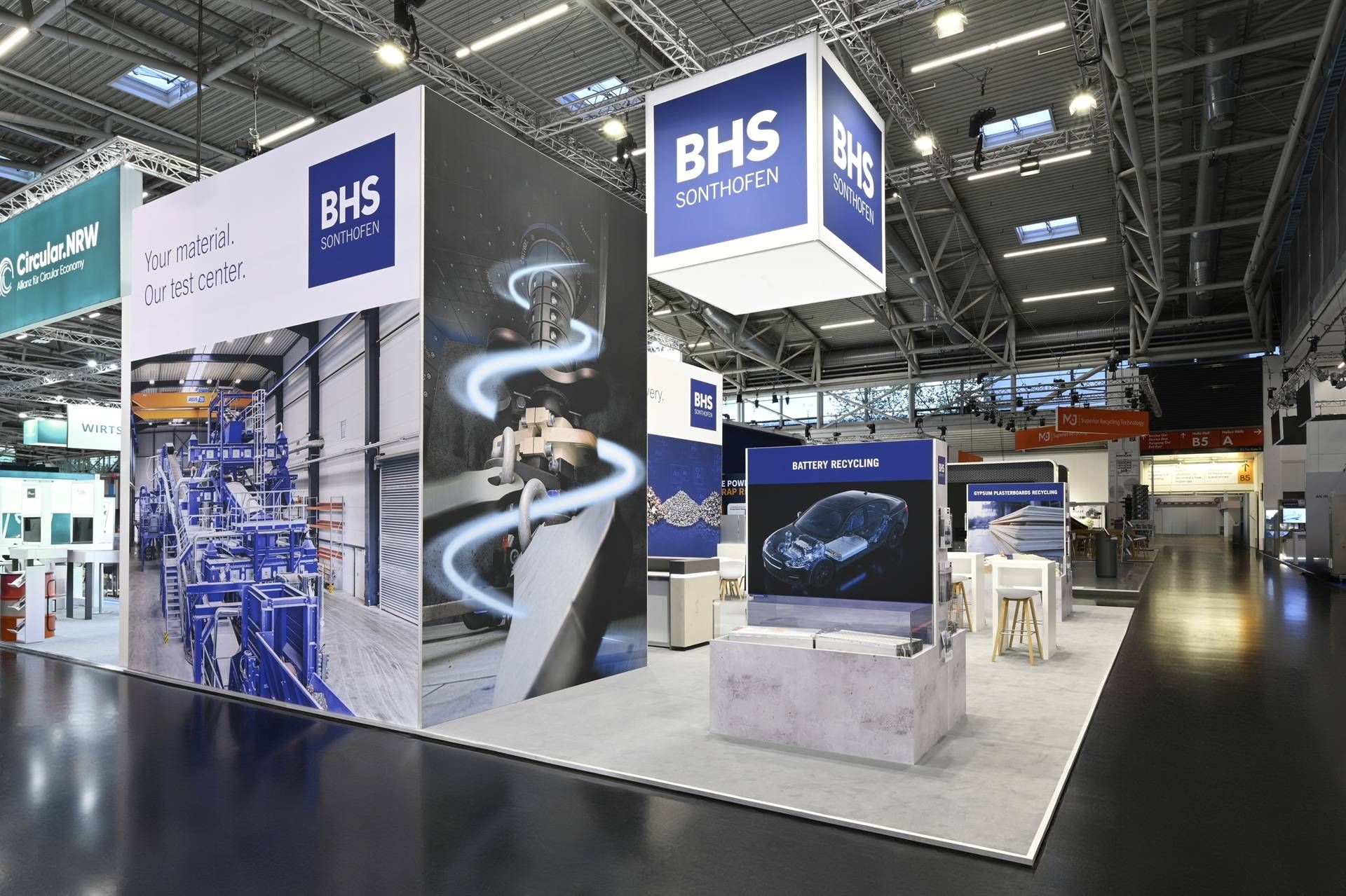 BHS Sonthofen Messestand auf der IFAT 2026 | umgesetzt von Rappenglitz