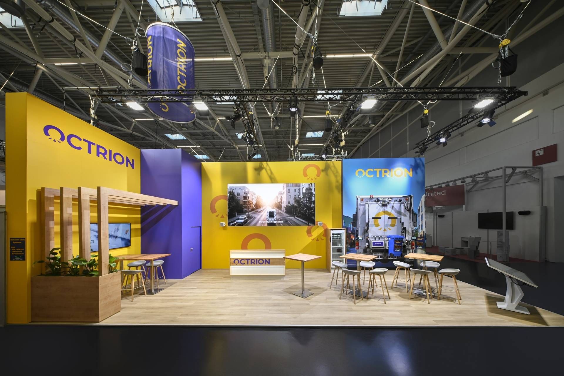 OCTRION GmbH Messestand umgesetzt von Rappenglitz