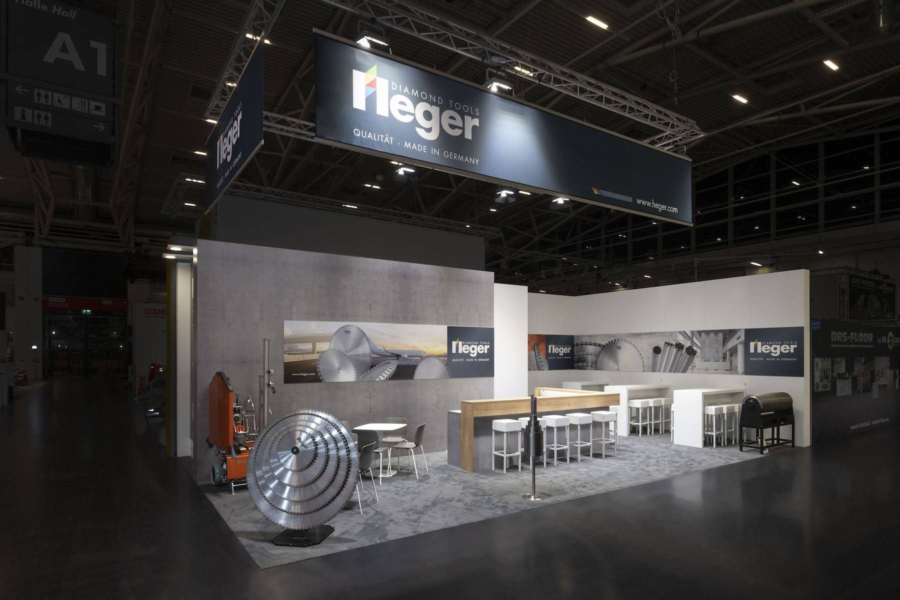 Messestand Heger